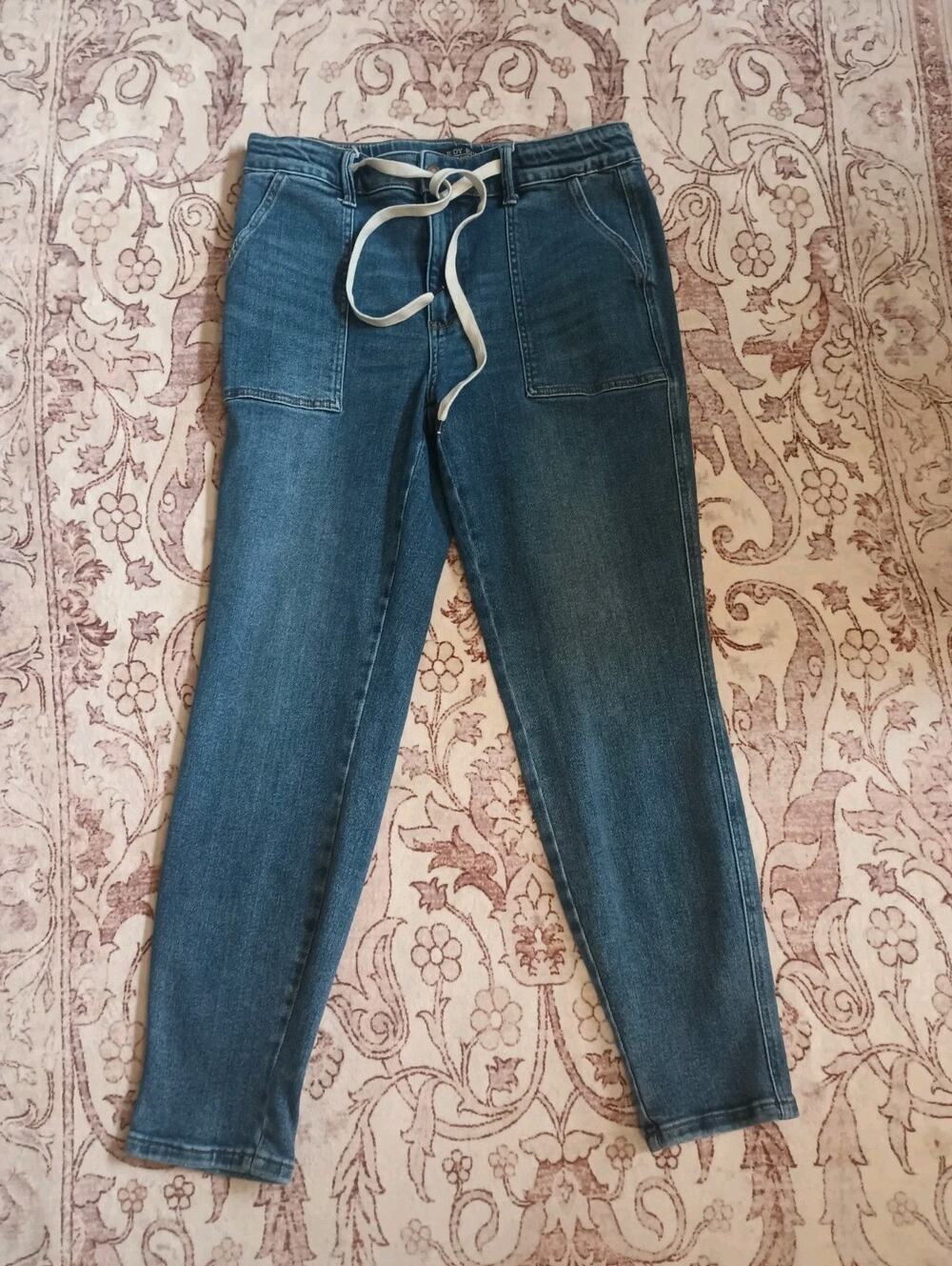 Judy Blue Denim Jogger Jeans 13/32 Cotton Stretch Tapered Comfort Travel